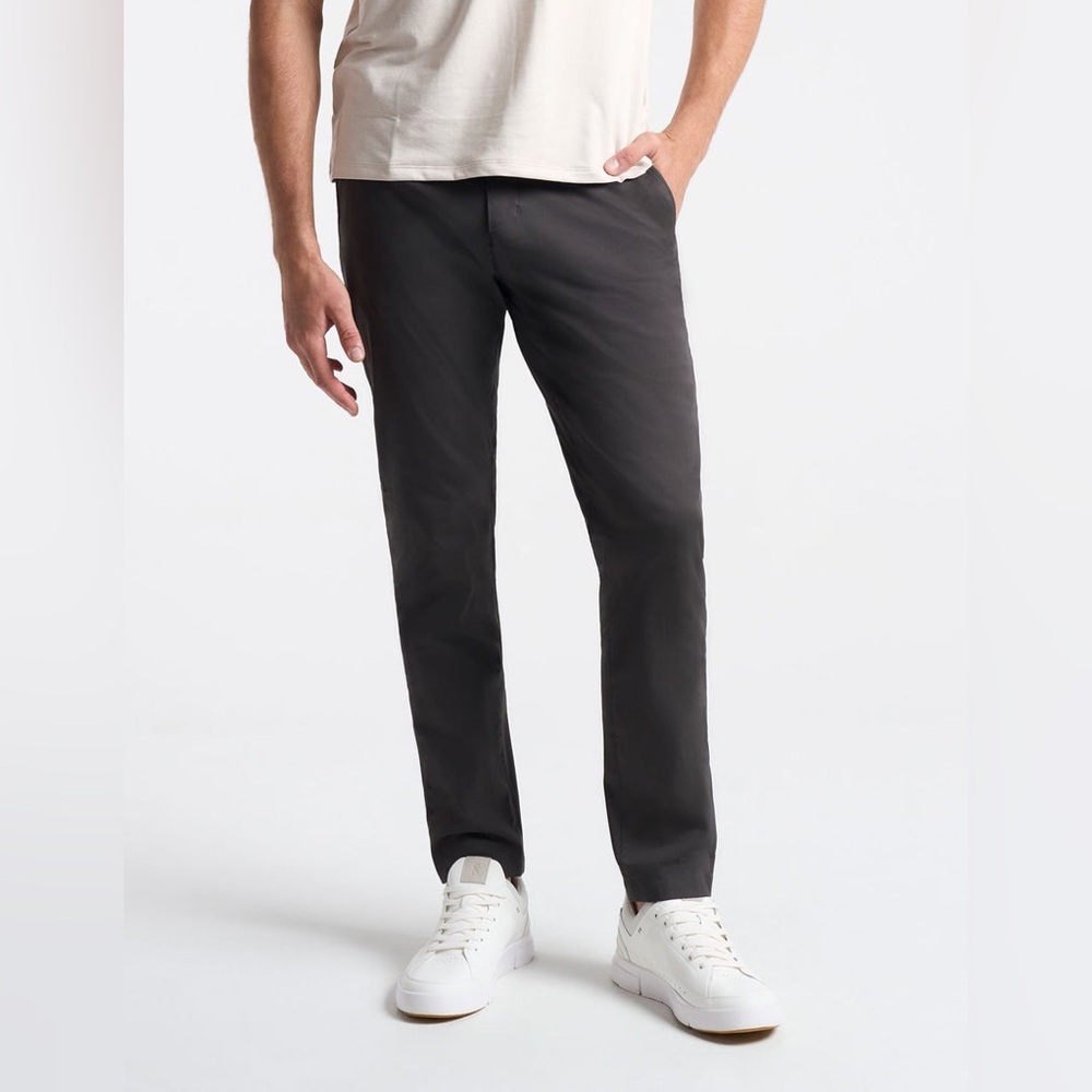 Birddogs Stretch Khakis Slim Fit Charcoal Grey Size 36W/36L